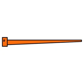 Gren L: 1500 mm. Max. Last 300 kg.