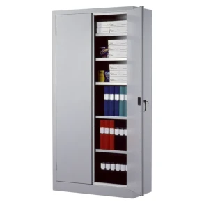 St�lskab brandisoleret H1990xB1000xD450 mm gr�/gr�