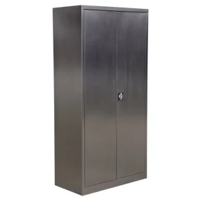 Rustfrit st�lskab FSR210 inkl. 4 hylder 2000x1000x435 mm
