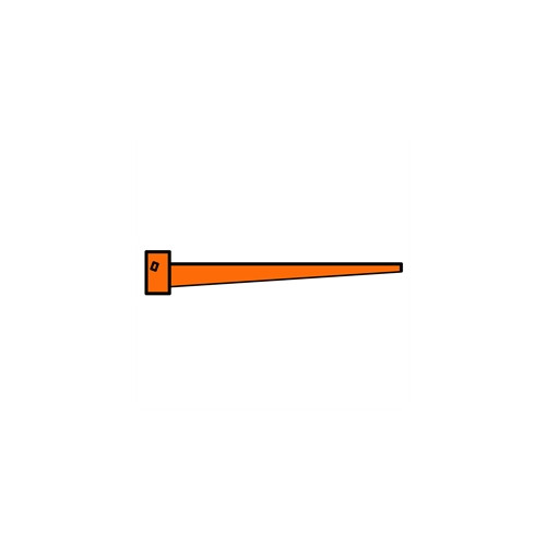 Gren L: 1000 mm. Max. last 500 kg.
