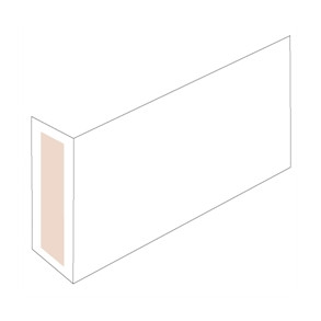 Gangskilt 90� GS 300x210 mm, transparent