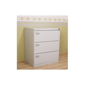 H�ngemappeskab dobb. HS203, 3 skuffer, gr�