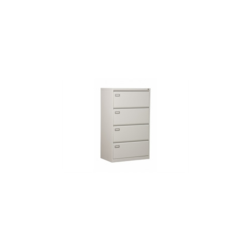 H�ngemappeskab dobb. HS204, 4 skuffer, gr�