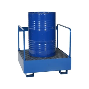 Spildbakke 1 tromle - st�ende, r�kv�rk, bl�