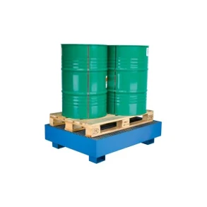 Spildbakke 2 tromler - st�ende, bl�