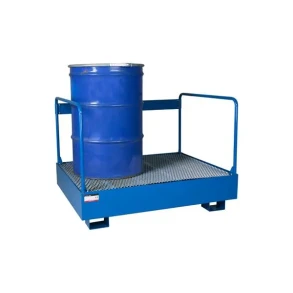 Spildbakke 2 tromler - st�ende, r�kv�rk, bl�