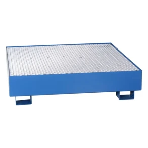 Spildbakke 4 tromler - st�ende, bl�
