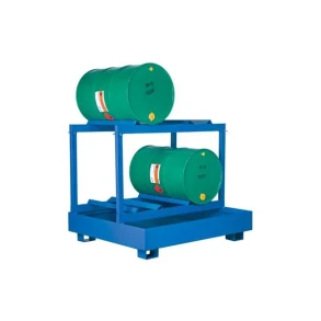 Spildbakke 2Hx2B tromler - liggende, bl�