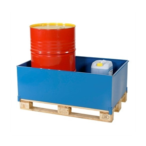 Opsamlingskar for EUR-palle 400L, bl�