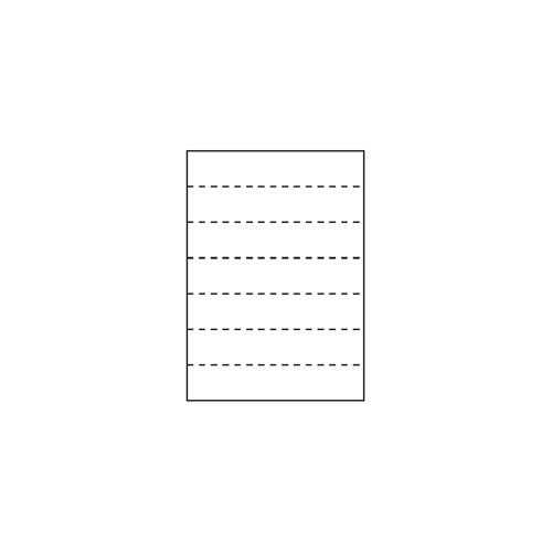 Etiketark A4, 5 stk 210x60 mm etiket./ark, hvid