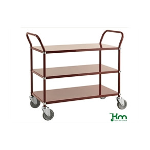 Kul�rvogn, 3 hylder, vinr�d