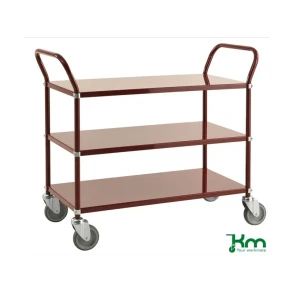 Kul�rvogn, 3 hylder, vinr�d