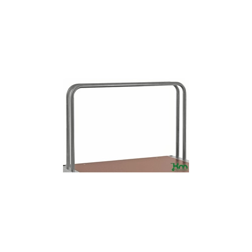 Pladevogn med 2 b�jler, elgalv, 1250x700