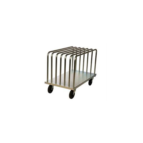 Pladevogn med 2 b�jler, elgalv, 1250x700