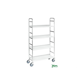 Ringbindsvogn 4 hylder 790x290x1500