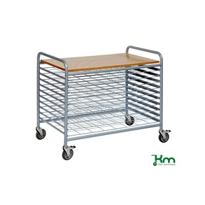 T�rrevogn med 10 hylder 955x600x845