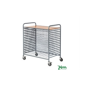 T�rrevogn med 15 hylder 950x600x1120