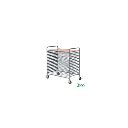 T�rrevogn med 15 hylder 950x600x1120