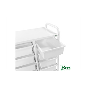 Plastbakke hvid