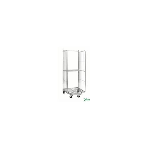 Rullecontainer stakbar, 2 s, 1 hylde