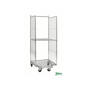 Rullecontainer stakbar, 2 s, 1 hylde