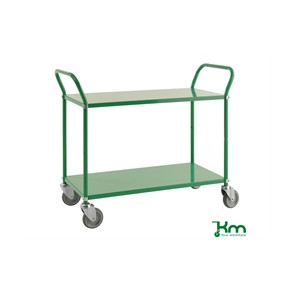 Kul�rvogn, 2 hylder, gr�n