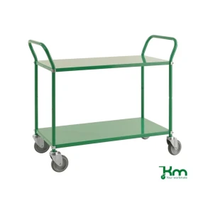 Kul�rvogn, 2 hylder, gr�n