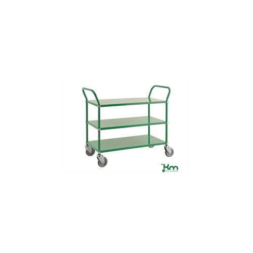 Kul�rvogn, 3 hylder, gr�n