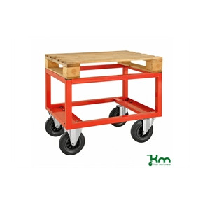Halvpallevogn H650, r�d