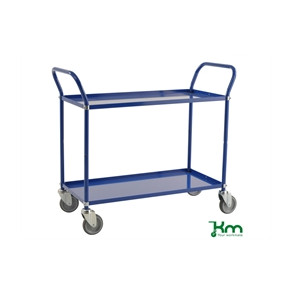 Kul�rvogn, 2 hylder, bl�