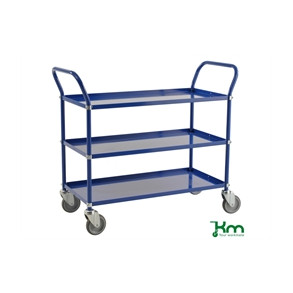 Kul�rvogn, 3 hylder, bl�