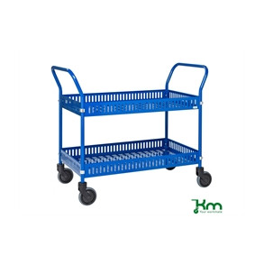 Kurvevogn, 2 kurvehylder, bl�