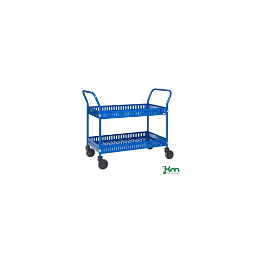 Kurvevogn, 2 kurvehylder, bl�