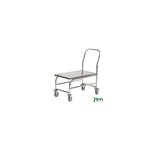 Rustfri ladvogn (C2), h�vet lad, 850x490x925