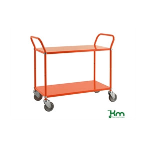 Kul�rvogn, 2 hylder, orange