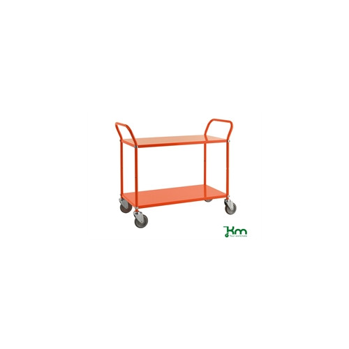 Kul�rvogn, 2 hylder, orange