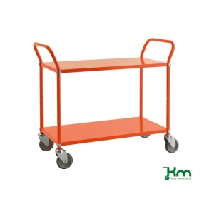 Kul�rvogn, 2 hylder, orange