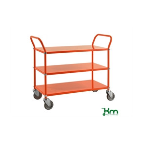 Kul�rvogn, 3 hylder, orange