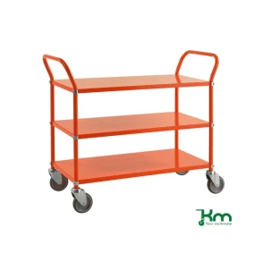 Kul�rvogn, 3 hylder, orange