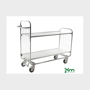 Hyldevogn (Demo) XL, 2 hylder, C-l�s, L1395xB470xH1120 mm