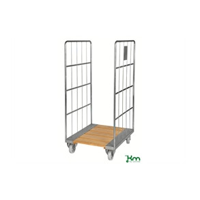 Rullecontainer , tr�bund, 2 s, 800x710x1600