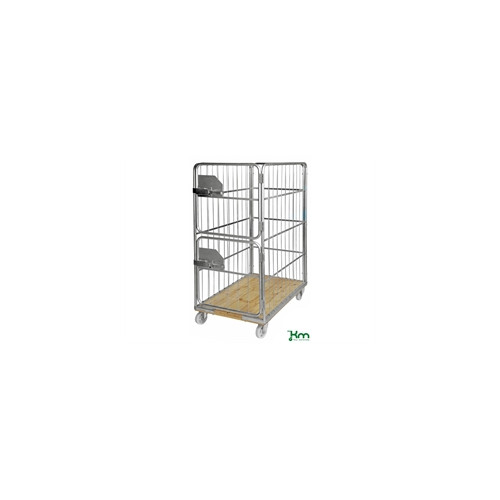 Rullecontainer , tr�bund, 4 s, 1200x750x1700