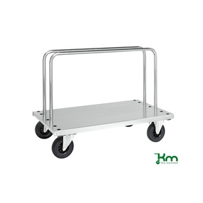 Pladevogn med 2 b�jler, elgalv, 1250x700