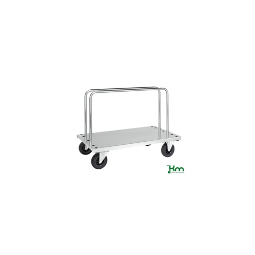 Pladevogn med 2 b�jler, elgalv, 1250x700