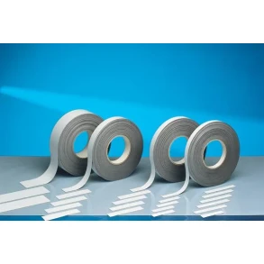40 mm magnetb�nd med hvid front rl. � 10m