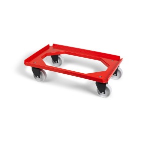 Plasttralle Mini Moove standard 600x400 mm, PP-hjul 100 mm, 7 stk/krt.