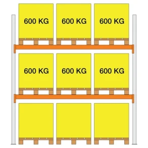 Startfag XS30 3000x1100x2700 2 b�relag (600kg/pl)