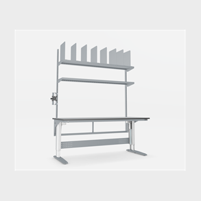 Pakkebord W300 2000x800, EL-h�ve/s�nke, Laminat