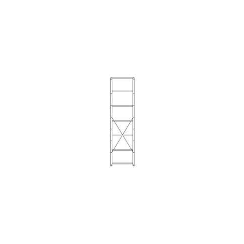 Reol No.1 Startfag 3000, 7 hylder 750x600 galv.