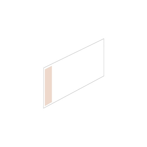 Gangskilt lige SK 300x210 mm, transparent